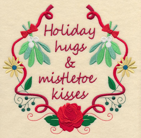 Mistletoe Kisses Wreath