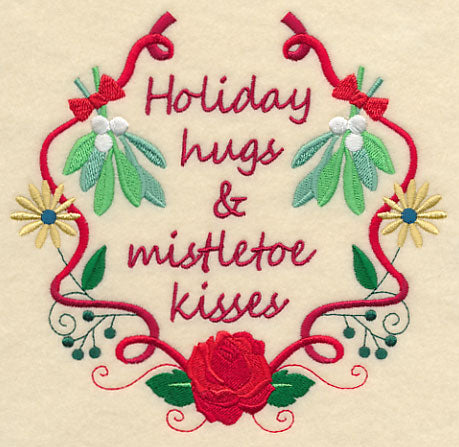 Mistletoe Kisses Wreath