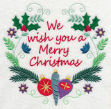 Merry Christmas Wishes Wreath