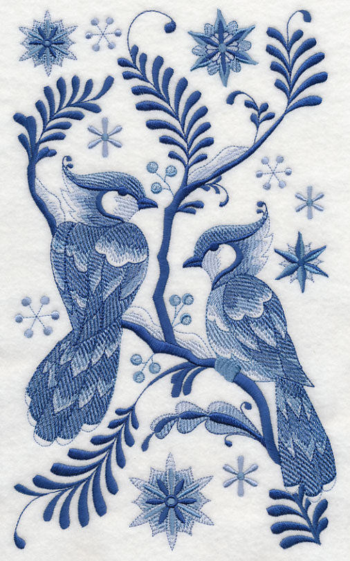 Delft Bluejays in Winter