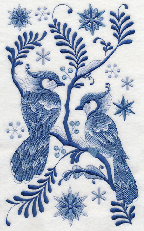 Delft Bluejays in Winter