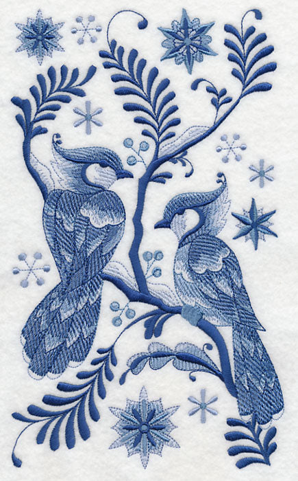 Delft Bluejays in Winter
