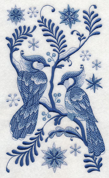Delft Bluejays in Winter