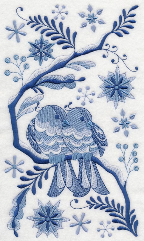 Delft Goldfinches in Winter