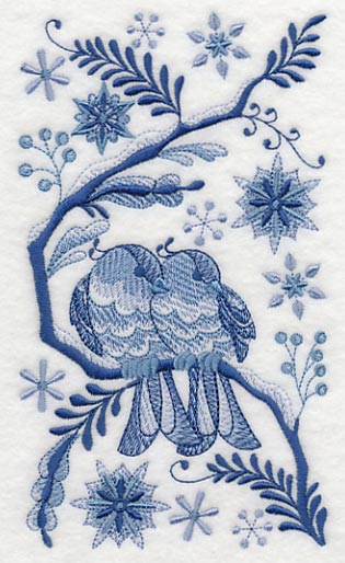 Delft Goldfinches in Winter