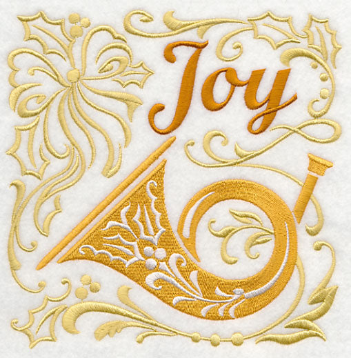 Joy with Christmas Horn