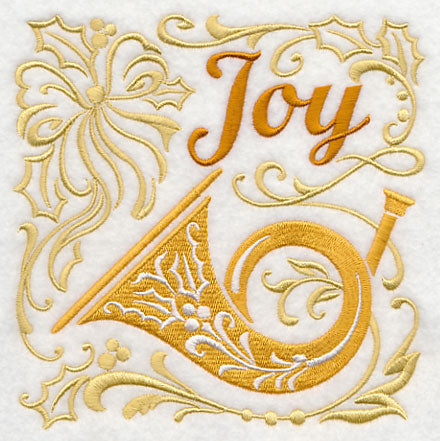 Joy with Christmas Horn
