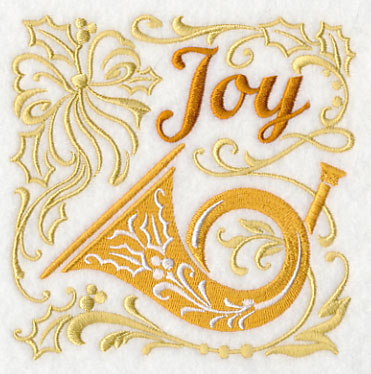 Joy with Christmas Horn