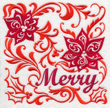 Merry Poinsettias in Full Bloom