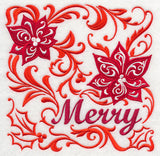 Merry Poinsettias in Full Bloom