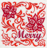 Merry Poinsettias in Full Bloom