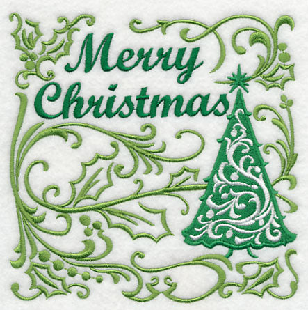 Merry Christmas with Festive Filigree