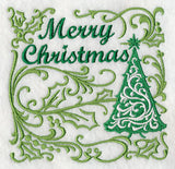 Merry Christmas with Festive Filigree
