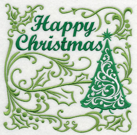 Happy Christmas with Festive Filigree