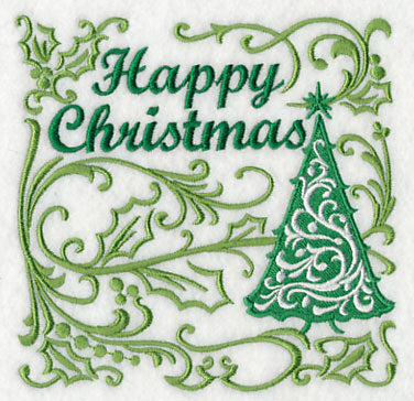Happy Christmas with Festive Filigree