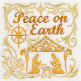Peace on Earth with Nativity Scene
