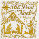 The First Noel with Nativity Scene