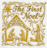 The First Noel with Nativity Scene