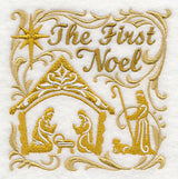 The First Noel with Nativity Scene