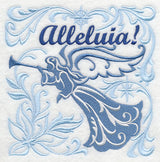 Alleluia Angel with Festive Filigree