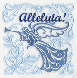 Alleluia Angel with Festive Filigree