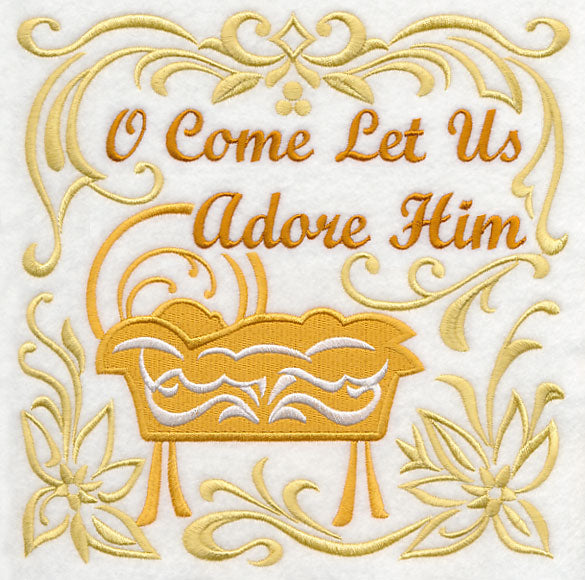 O Come Let Us Adore Him with Manger
