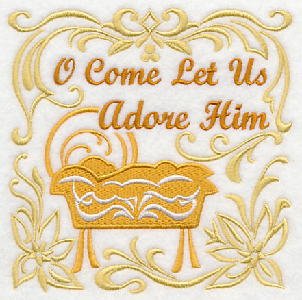 O Come Let Us Adore Him with Manger