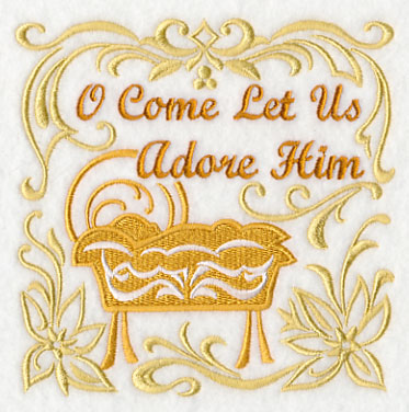 O Come Let Us Adore Him with Manger