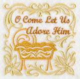 O Come Let Us Adore Him with Manger
