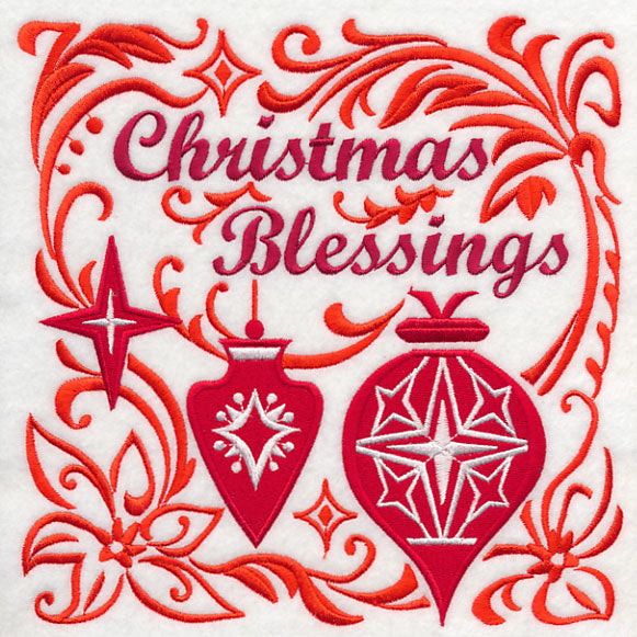 Christmas Blessings with Festive Filigree