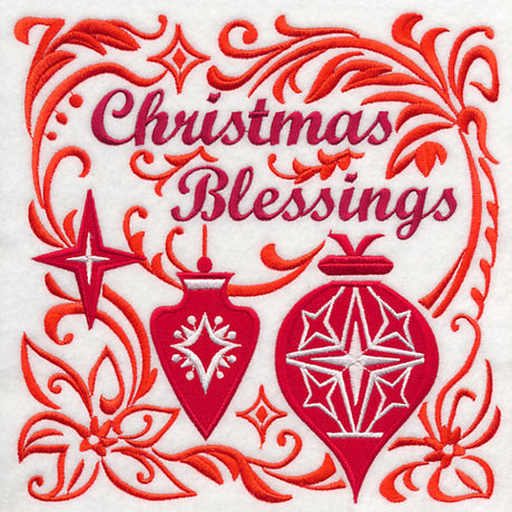 Christmas Blessings with Festive Filigree
