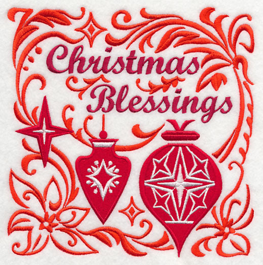 Christmas Blessings with Festive Filigree