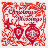 Christmas Blessings with Festive Filigree