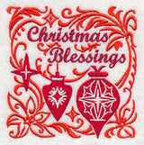 Christmas Blessings with Festive Filigree
