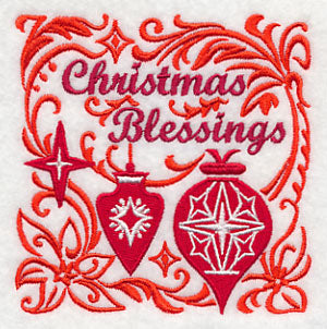 Christmas Blessings with Festive Filigree