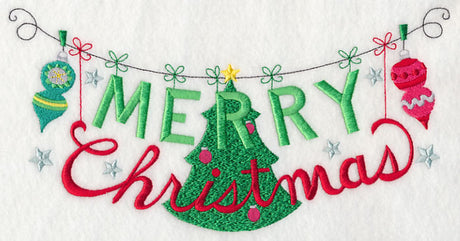 Merry Christmas Clothesline