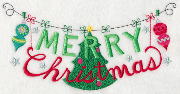 Merry Christmas Clothesline