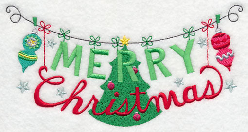 Merry Christmas Clothesline