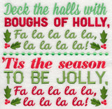 Deck the Halls Carol Square