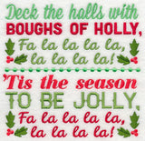 Deck the Halls Carol Square