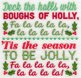 Deck the Halls Carol Square