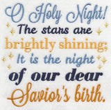 O Holy Night Carol Square (Savior)