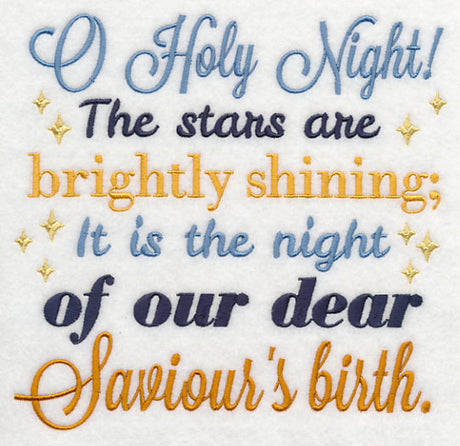 O Holy Night Carol Square (Saviour)