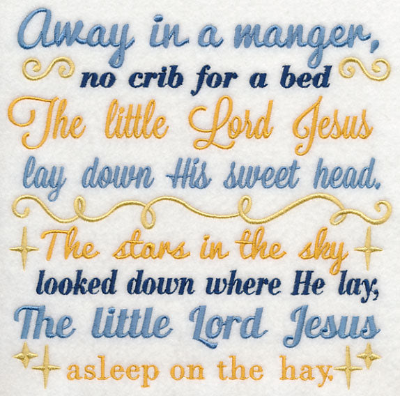Away in a Manger Carol Square