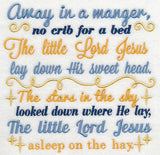 Away in a Manger Carol Square