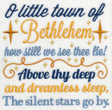 O Little Town of Bethlehem Carol Square