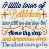 O Little Town of Bethlehem Carol Square