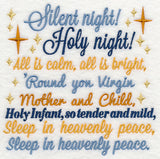 Silent Night Carol Square