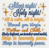 Silent Night Carol Square