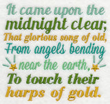 It Came Upon the Midnight Clear Carol Square